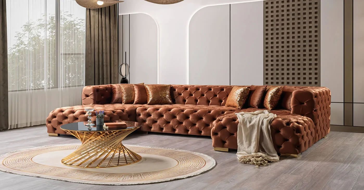 Double Chaise Lounge Sofa