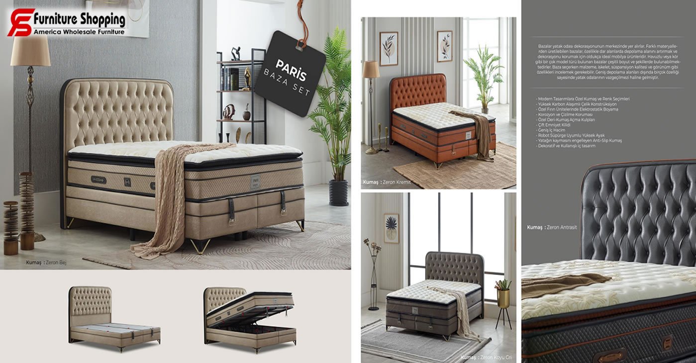 Paris Bed Base Set