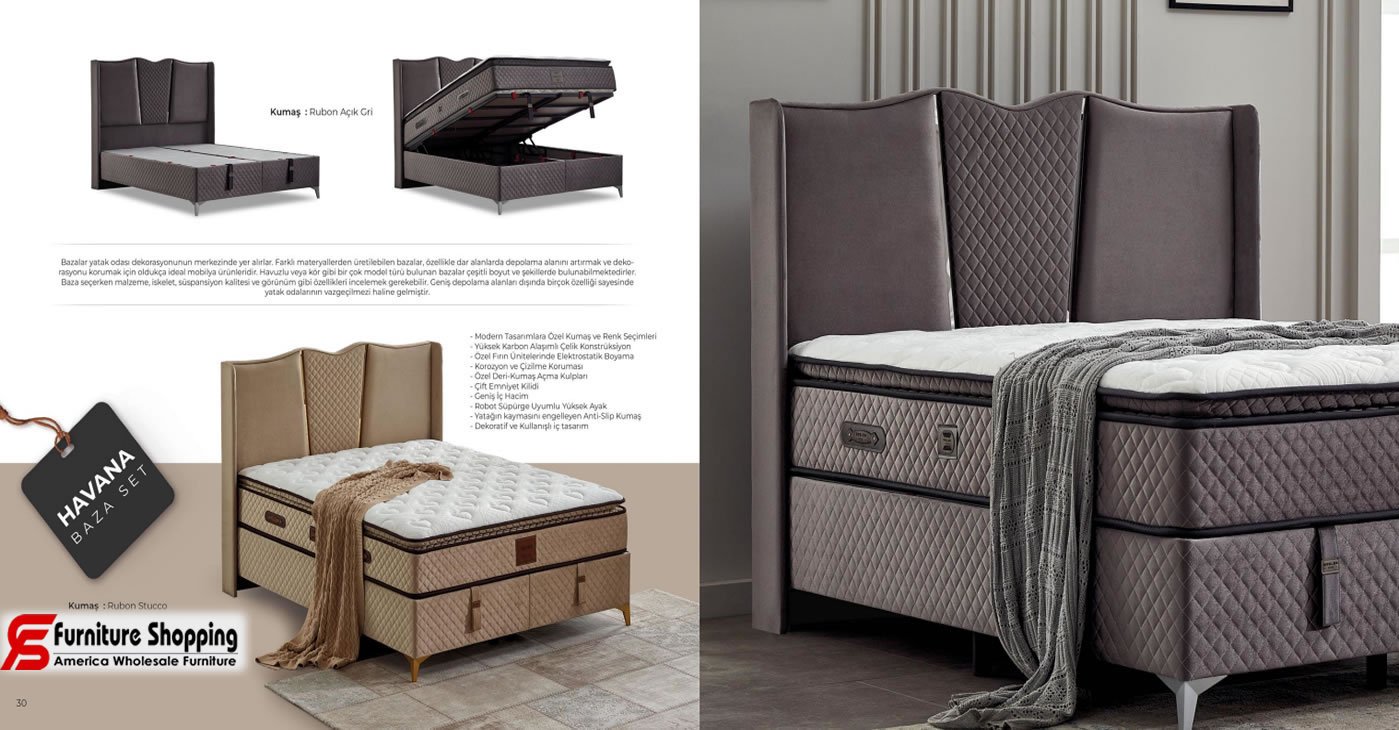 Havana Bed Base Set