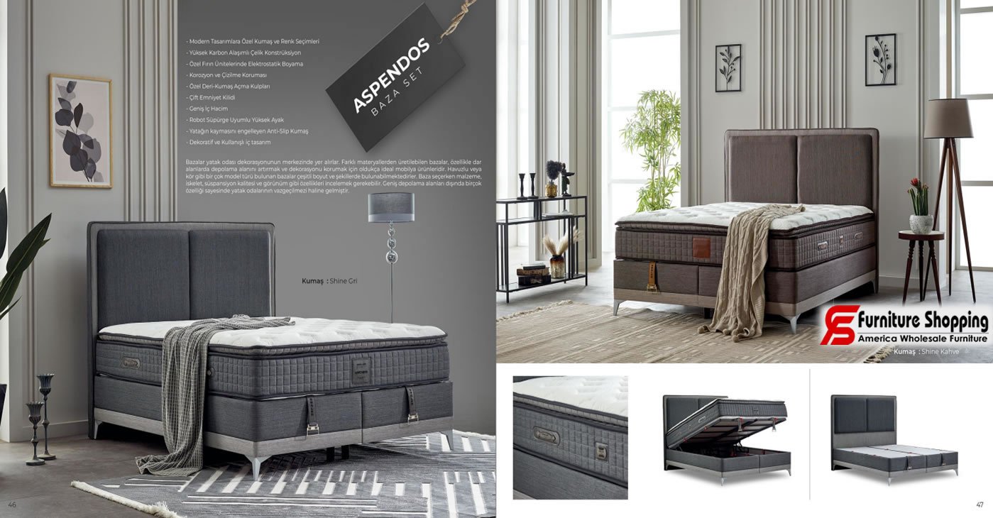 Aspendos Bed Base Set