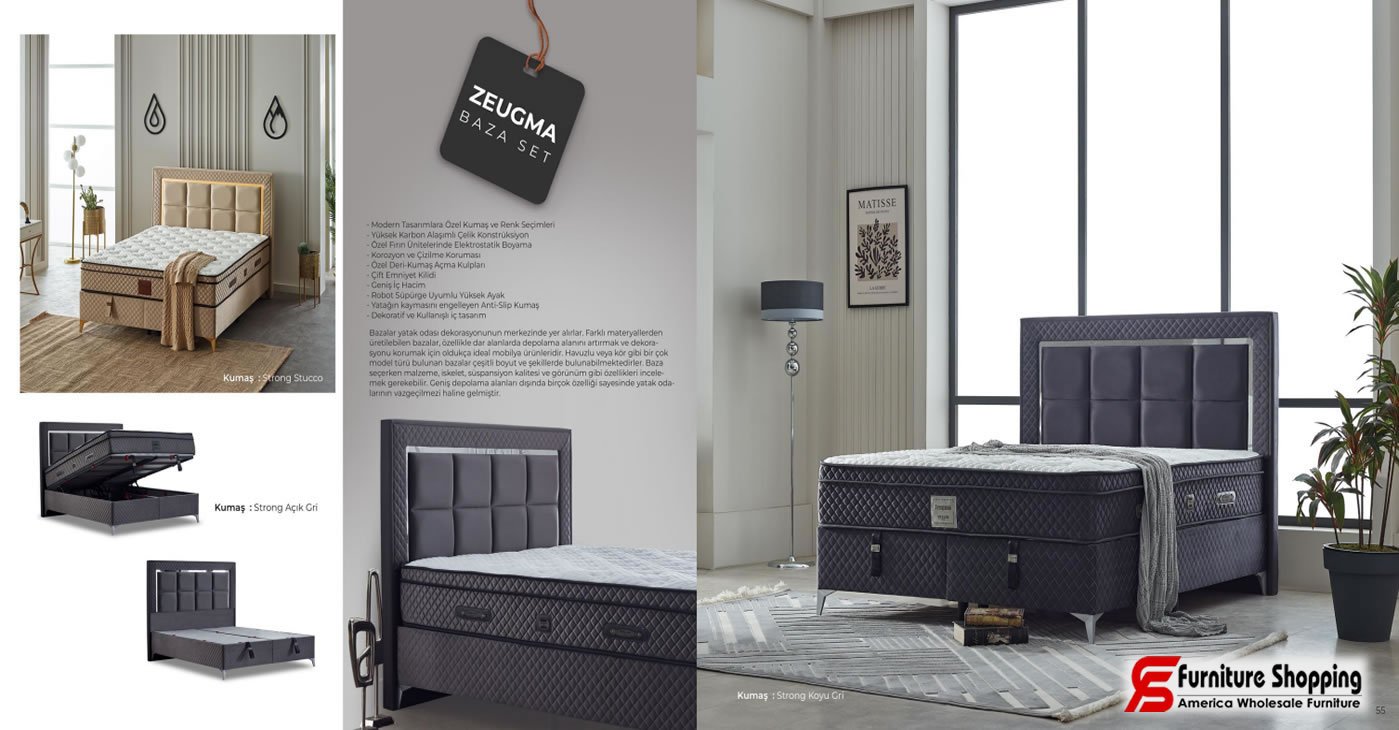 New York Bed Base Set