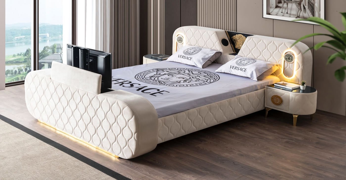 Smart Bed with TV Mechanism